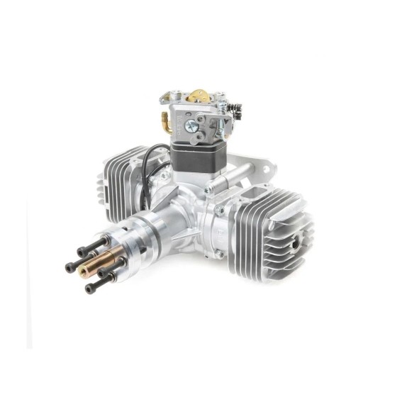 New DLE Engine DLE-40cc Twin Gasoline W/ Electronic Ignition for RC Plane Twin Gasoline RC Plane